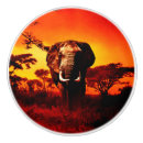 Recherche de animaux africains boutons et poignées de porte Éléphant