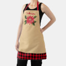 Search for poinsettias aprons Festive