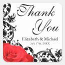 Search for red rose wedding stickers Gothic