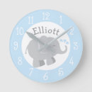 Recherche de éléphant de chambre enfant horloges Pépinière