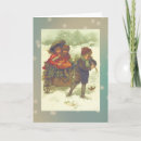 Search for vintage kids christmas cards Girl