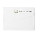 Search for pink and orange return address labels Floral