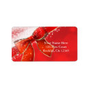 Recherche de red bow return address labels Vacances