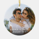 Search for cute couple ornaments Engagement keepsake