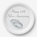 Search for happy anniversary plates Silver