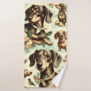 Search for dachshund bath towels Puppy