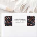 Search for dark pink return address labels Flower