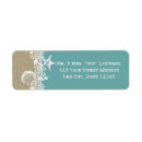 Search for seashell wedding return address labels Rustic