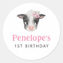 Search for pink cow stickers Rustic