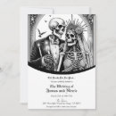 Search for tarot card wedding invitations Skull