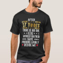 Search for 17 year wedding anniversary tshirts Wife