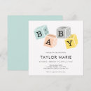 Recherche de blocks baby shower invitations Mignon