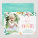 Recherche de hawaii anniversaire invitations Fleurs tropicales