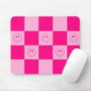 Recherche de visage souriant tapis souris Rose