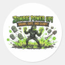 Search for retro zombie stickers Halloween