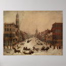Search for winter scene posters Sleigh