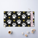 Recherche de patte blanche tapis souris Motif de pattes