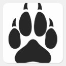 Search for wolf paw stickers Wolves