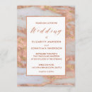 Search for marble and rose gold wedding invitations Classic