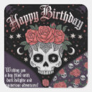 Search for skull and roses stickers Black