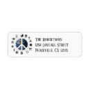 Search for peace on earth return address labels World