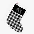 Search for buffalo check christmas stockings Rustic