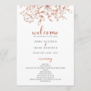 Search for rose gold wedding programs Ceremony