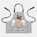 Search for funny pug aprons Puppy