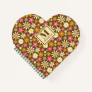 Search for 70s notebooks Flower power