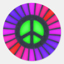 Search for red peace symbol stickers Green