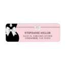 Search for black dress return address labels For her