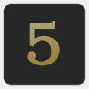 Search for number five stickers 5th