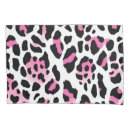 Search for pink leopard print pillowcases Black