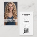 Search for human resources business cards Head hunter