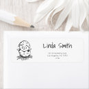 Search for black and white bird return address labels Simple