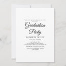 Search for contemporary graduation invitations Simple college senior graduation