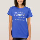 Recherche de cindy tshirts Nom