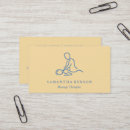 Recherche de institut cartes visite Thérapeute de massage