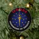 Search for indiana state ornaments Hoosier