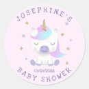 Search for girl cartoon stickers Unicorn baby shower