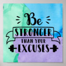 Search for no excuses posters Inspirational