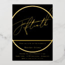 Search for stylish 50th birthday invitations Gold