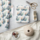 Recherche de floral watercolor wrapping paper Bleu