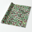 Search for christmas wreath wrapping paper Leaves