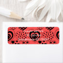 Search for graphic return address labels Black
