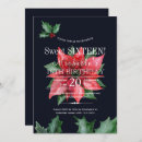 Search for poinsettia invitations Winter