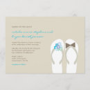Search for flip flop wedding invitations Blue