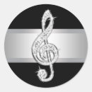 Search for black treble clef stickers Elegant