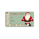 Search for nice return address labels Santa