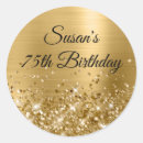 Search for 75th birthday stickers Elegant